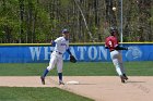 Baseball vs MIT  Wheaton College Baseball vs MIT in the  NEWMAC Championship game. - (Photo by Keith Nordstrom) : Wheaton, baseball, NEWMAC